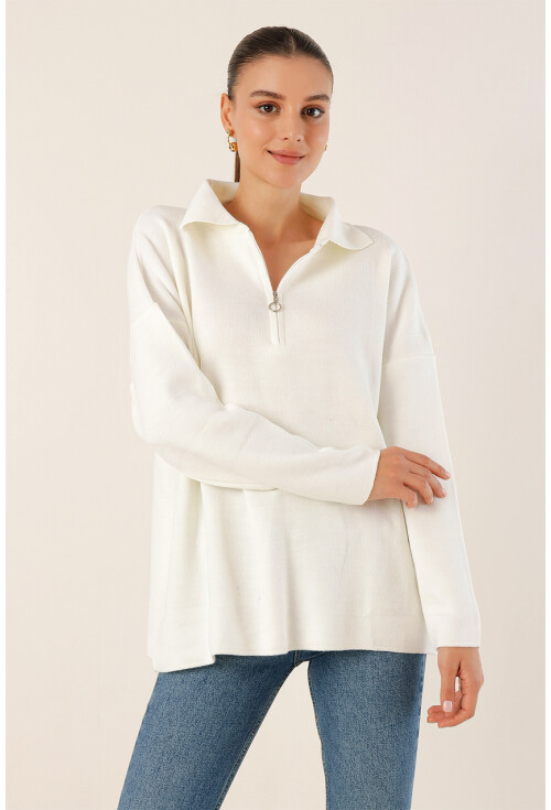 4512 Striped Oversized Sweater