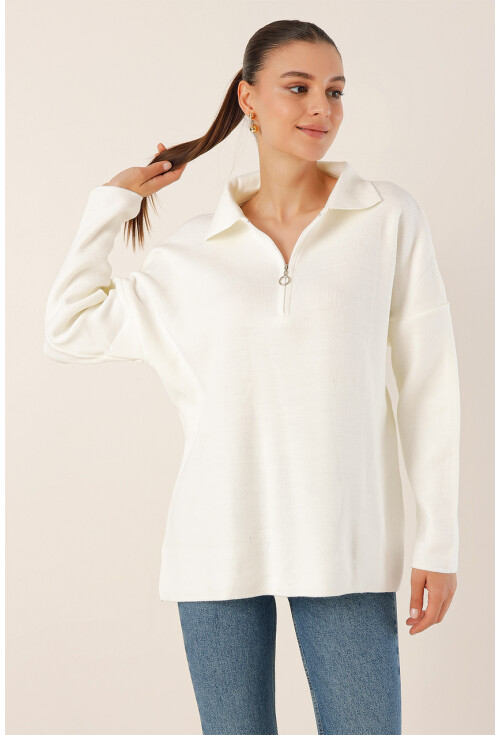 4512 Striped Oversized Sweater