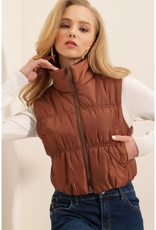 5149 Crop Şişme Yelek