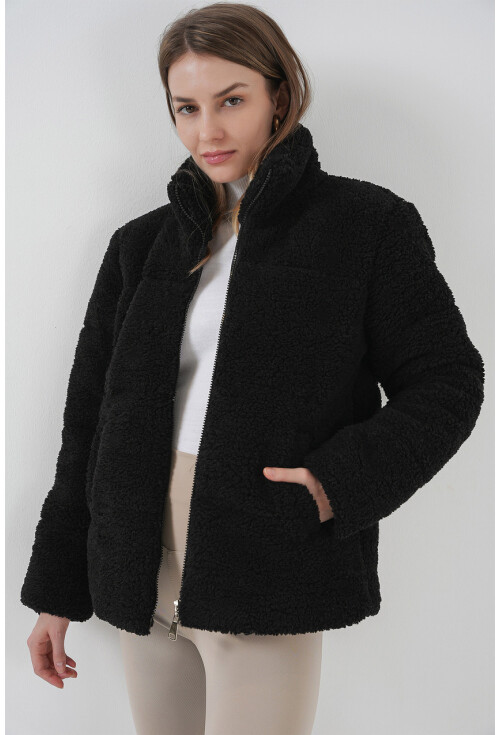5178 Astarlı Peluş Mont