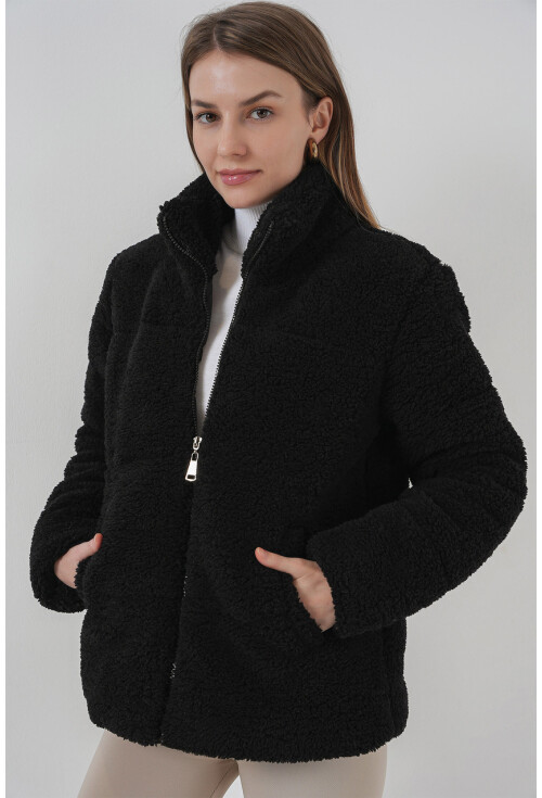 5178 Astarlı Peluş Mont