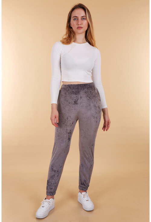 55370 Kadife Jogger Eşofman