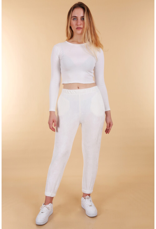 55370 Kadife Jogger Eşofman