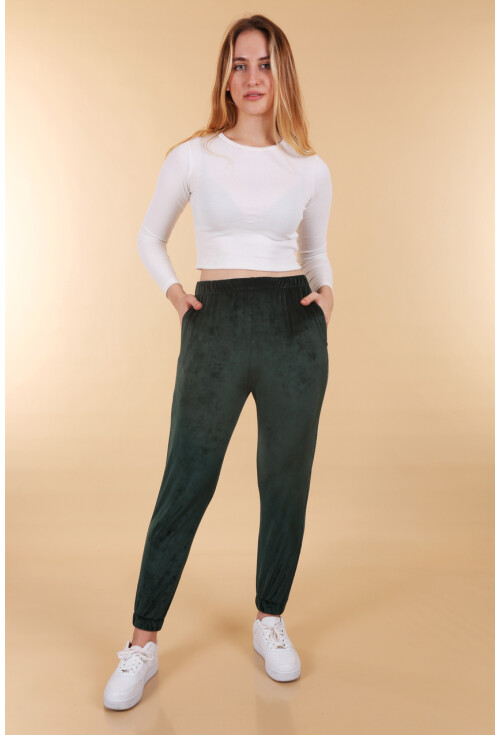 55370 Kadife Jogger Eşofman
