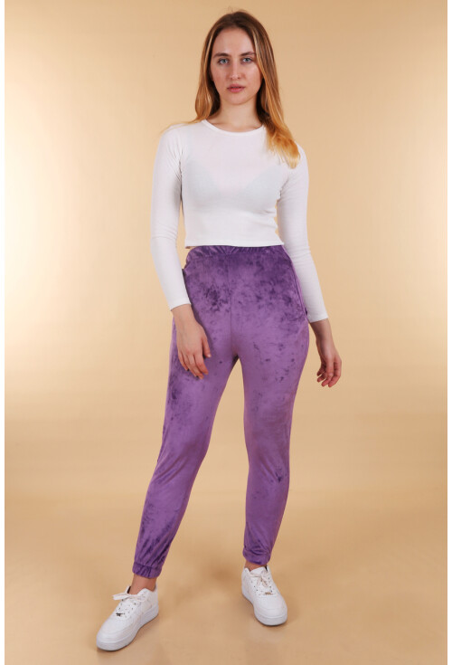 55370 Kadife Jogger Eşofman
