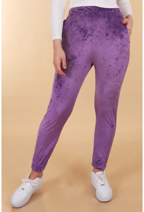 55370 Kadife Jogger Eşofman