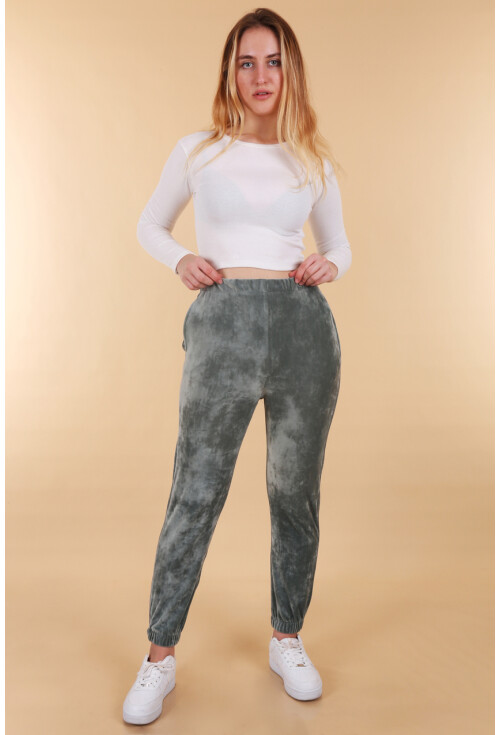 55370 Kadife Jogger Eşofman
