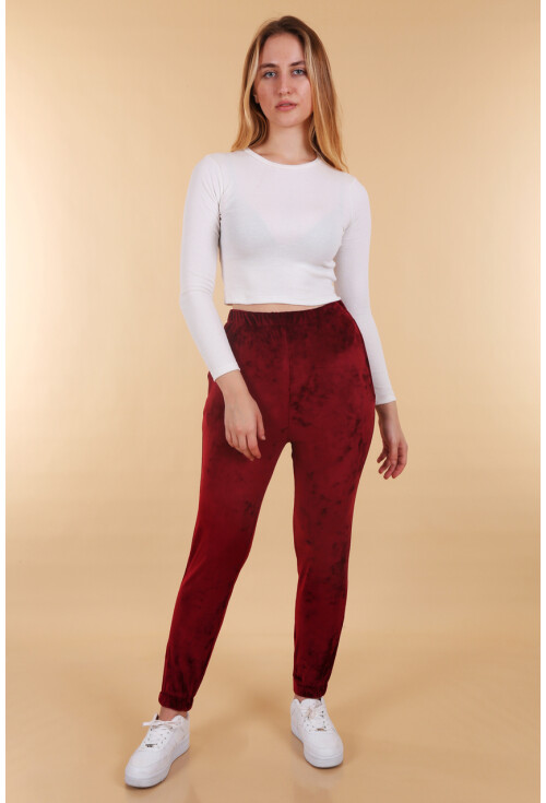 55370 Kadife Jogger Eşofman