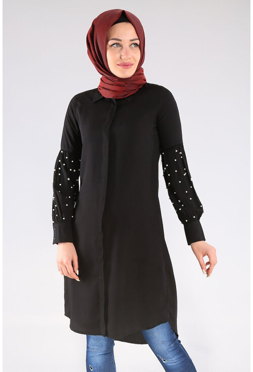 5624 İncili Tesettür Tunik