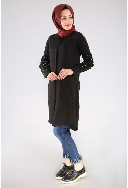 5624 İncili Tesettür Tunik