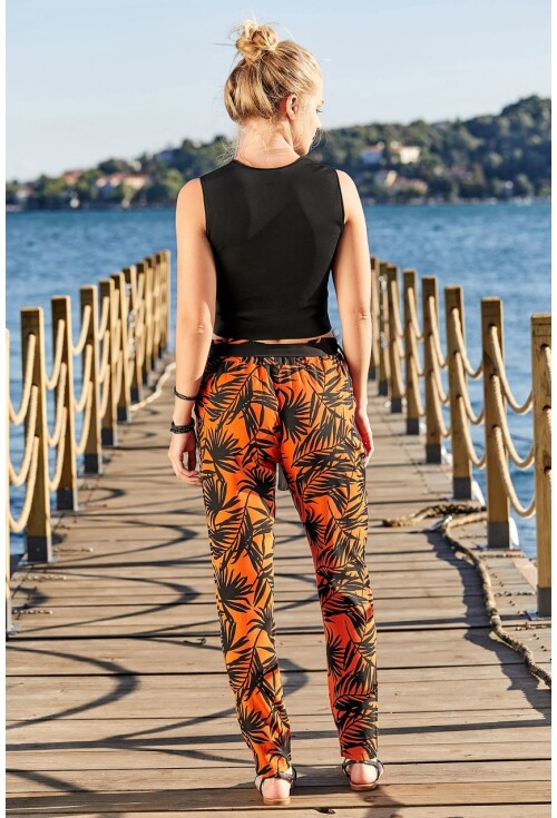 6277 Bel Kuşak Şalvar Pantolon