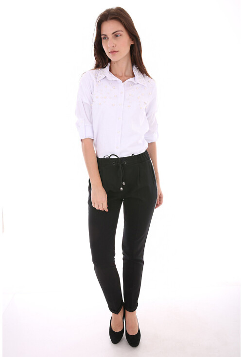 6420 Simli Kumaş Pant
