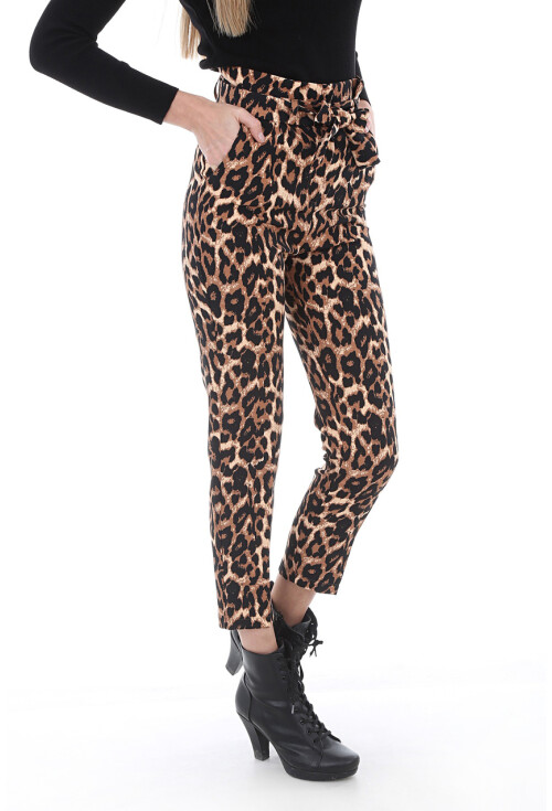6423 Beli Kemerli Pantolon