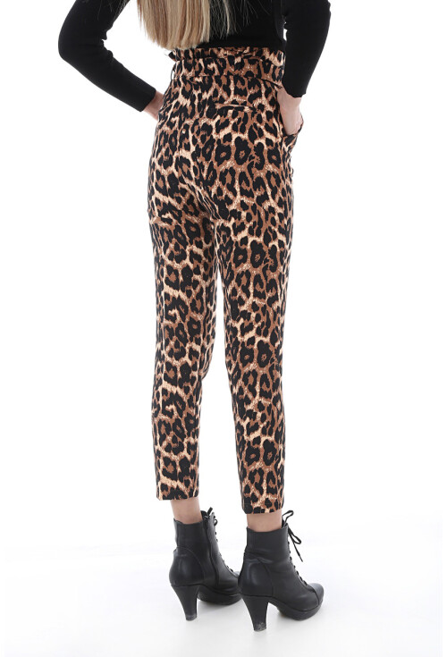 6423 Beli Kemerli Pantolon