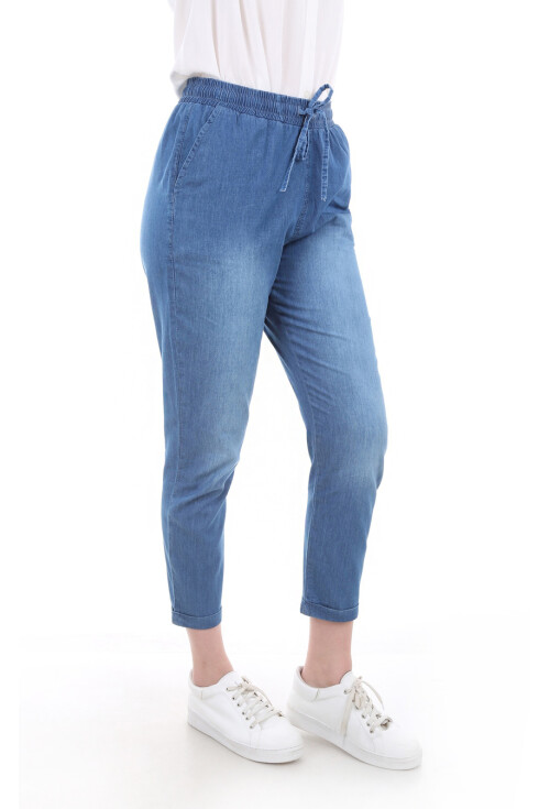 6425 Bel Lastik Kot Pantolon