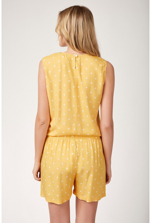 6478 Desenli Viskon Pijama Takımı