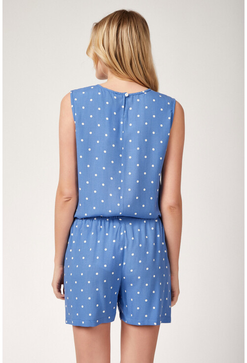 6478 Desenli Viskon Pijama Takımı