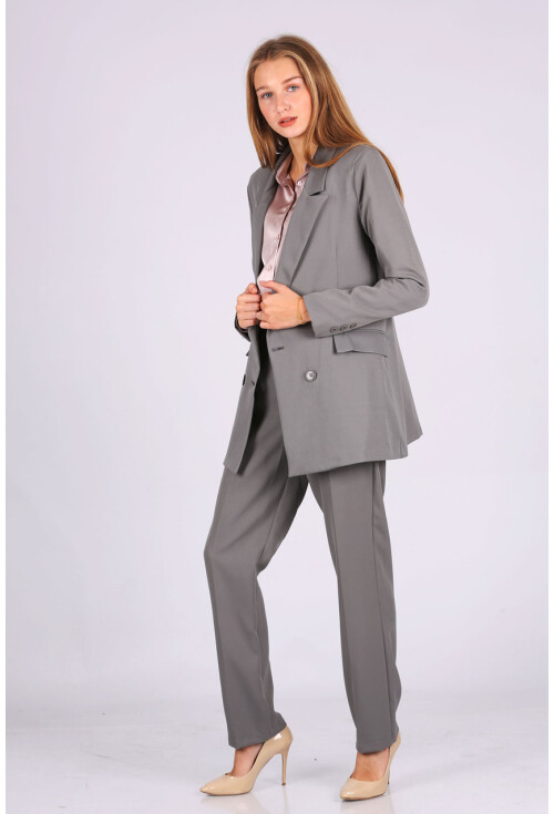 6536 Oversize Balazer Takım