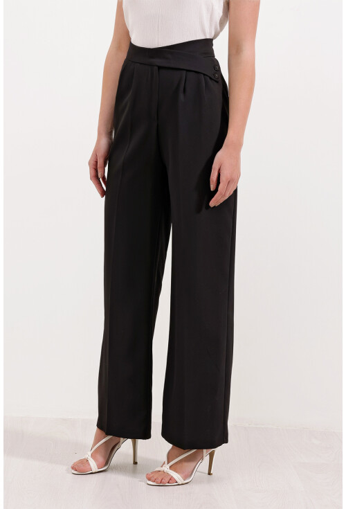 6646 High-Waist Palazzo Pants