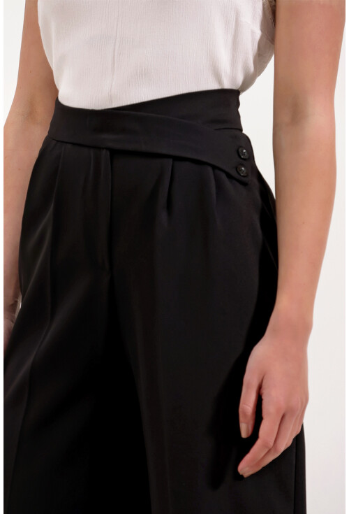 6646 High-Waist Palazzo Pants