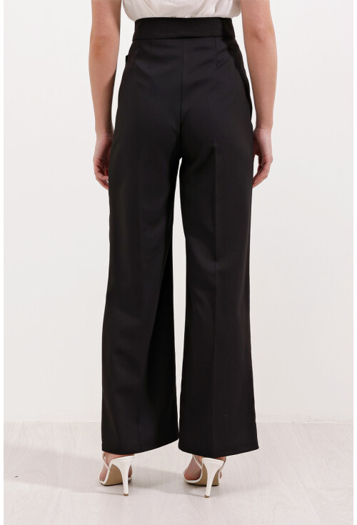 6646 High-Waist Palazzo Pants