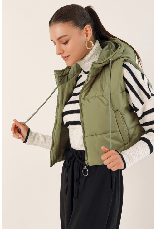 6789 Crop Şişme Yelek