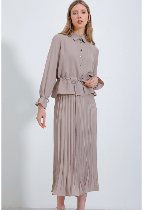 8017 Piliseli Etek İkili Takım