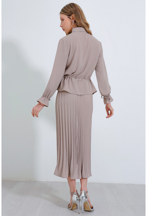 8017 Piliseli Etek İkili Takım