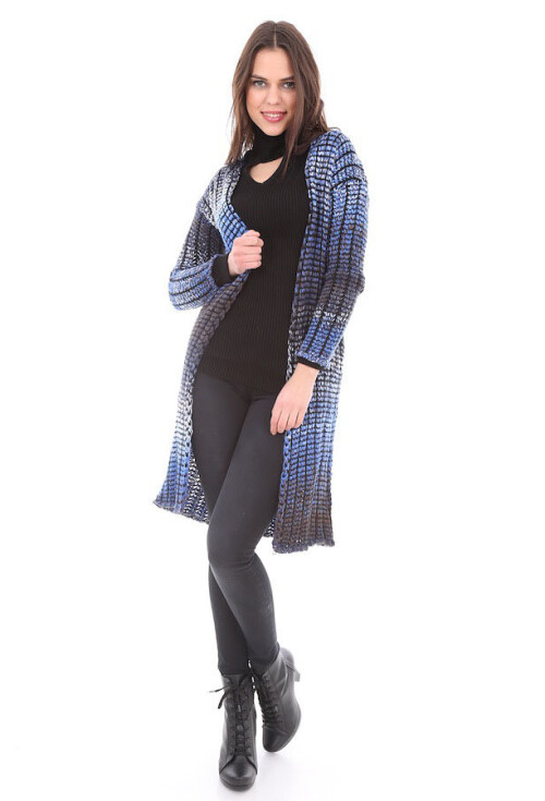 8096 Desenli Triko Hırka