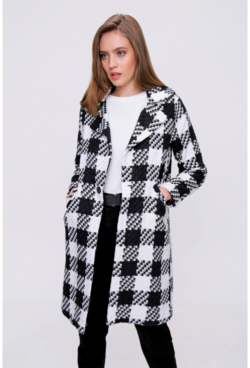 9083 Oversize Kaşe Kaban