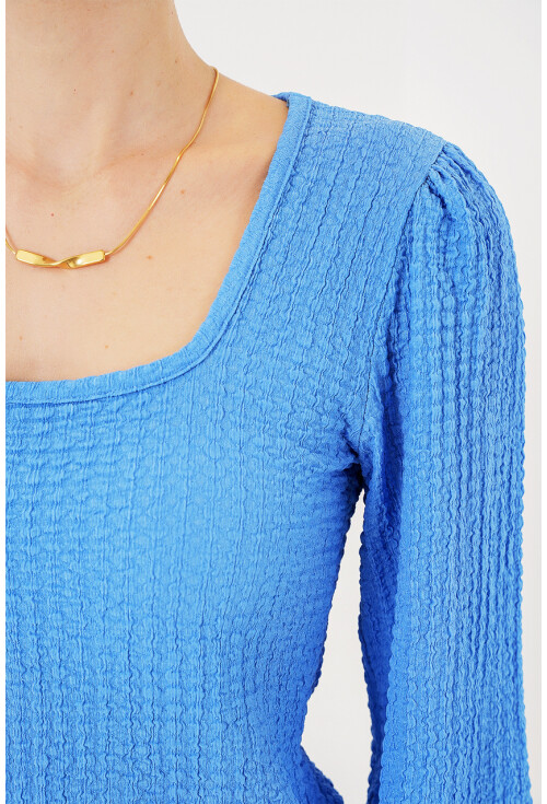 0442 Uzun Kollu Bluz