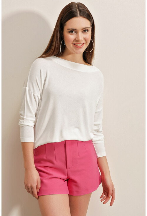0469 Basic Örme Bluz