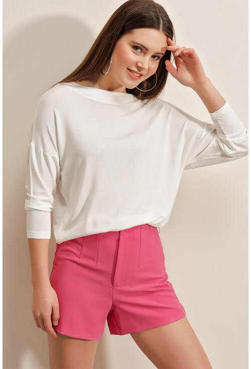 0469 Basic Örme Bluz