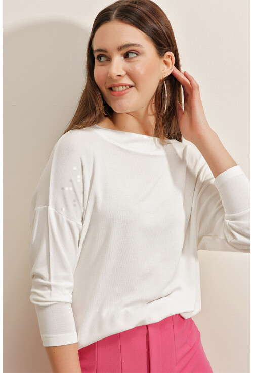 0469 Basic Örme Bluz