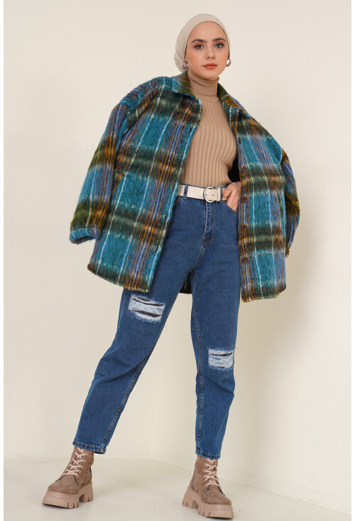 0678 Oversize Yünlü Ceket