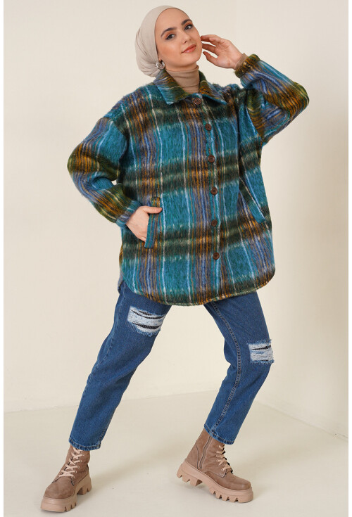 0678 Oversize Yünlü Ceket