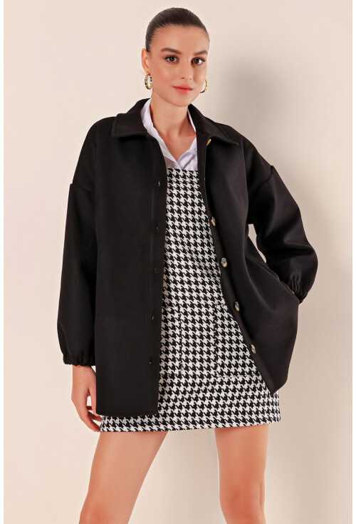 0684 Oversize Gabardin Ceket