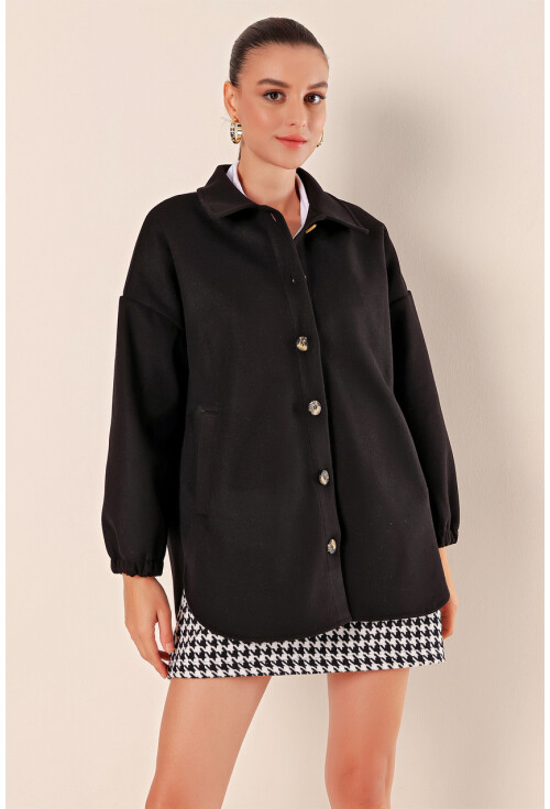 0684 Oversize Gabardin Ceket