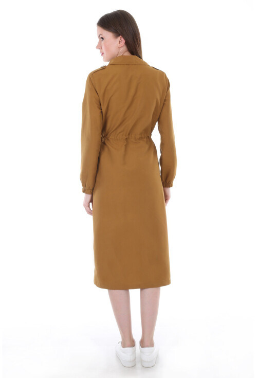 10226 BEL İP BAĞLAMA DÜĞMELİ TRENHCOAT