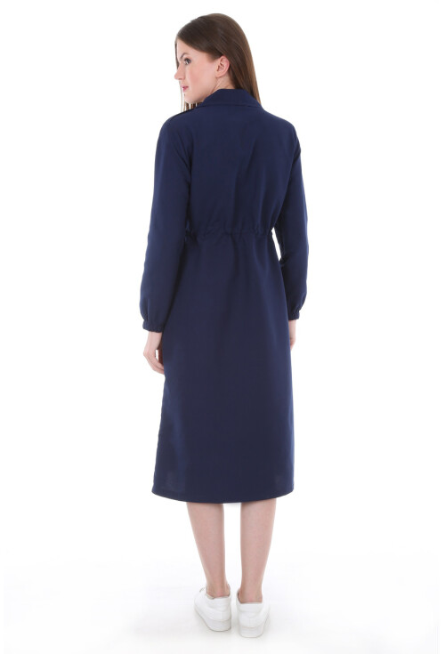 10226 BEL İP BAĞLAMA DÜĞMELİ TRENHCOAT