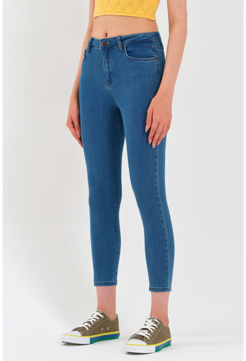10410 Yüksek Bel Kot Pantolon