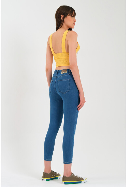 10410 Yüksek Bel Kot Pantolon