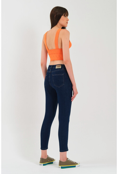10410 Yüksek Bel Kot Pantolon