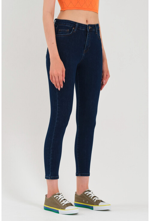 10410 Yüksek Bel Kot Pantolon