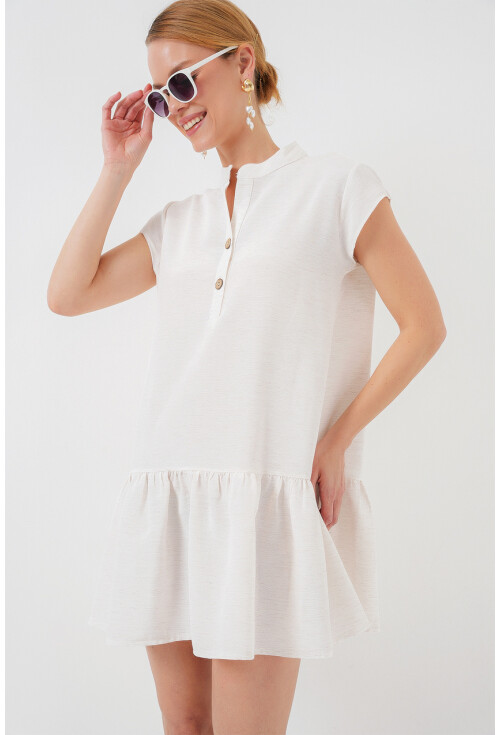 2425 Linen Mini Dress
