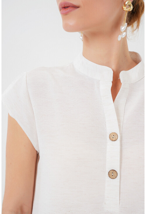 2425 Linen Mini Dress