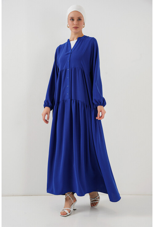 2527 Kadın Uzun Tesettür Elbise