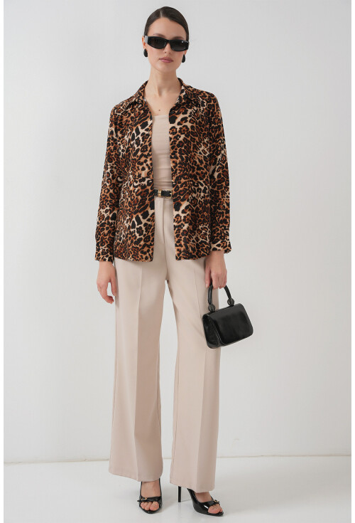 3721 Grafik Desenli Gömlek