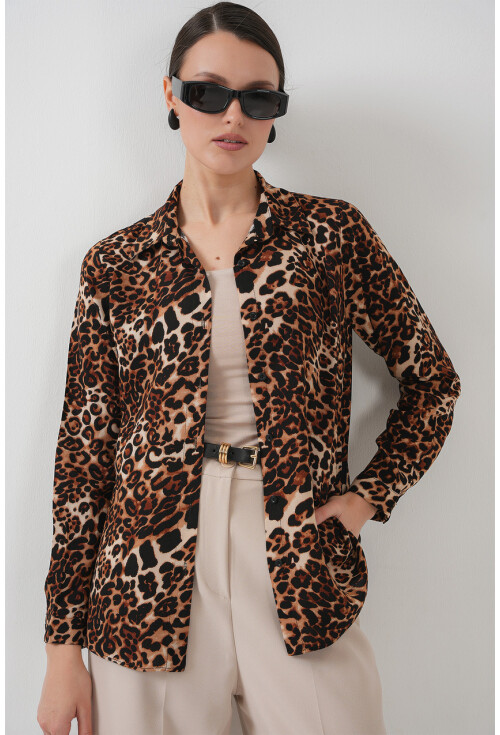 3721 Grafik Desenli Gömlek