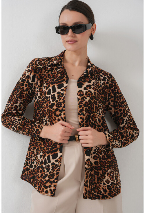 3721 Grafik Desenli Gömlek